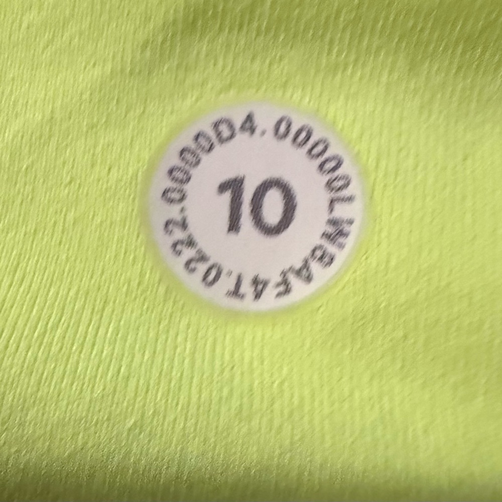 Lululemon Hotty Hot High-Rise Skirt Long Highlight Yellow Size 10 NWOT 2022 - Picture 12 of 13